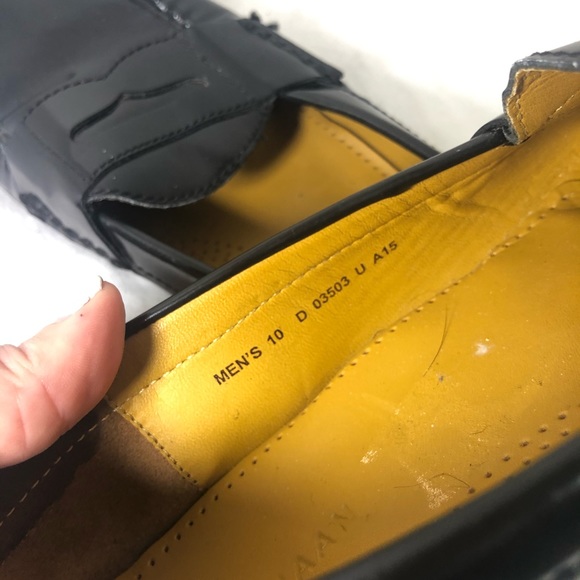 Mens Cole Haan Shoe Size 10 D Black Leather Loafer - Picture 4 of 5